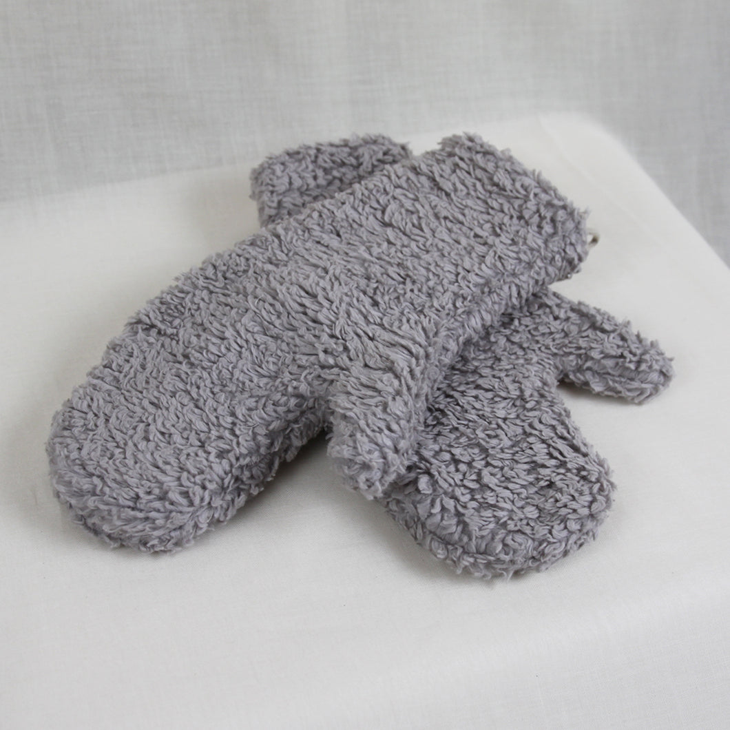 Fäustlinge Baumwolle aus Handschuhe Teddy Nachhaltige - CALOR –